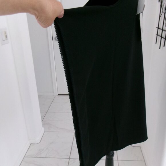 New Cuban Mambo Mini Dress Jet Black Batwing Sleeve Cover-up Beach Dress M / S - Picture 12 of 15